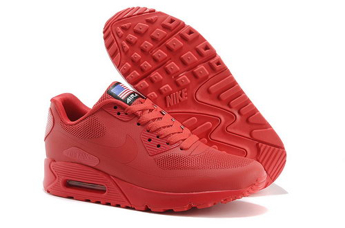 Nike Air Max 90 Hyp Qs Unisex All Red Sneakers Japan